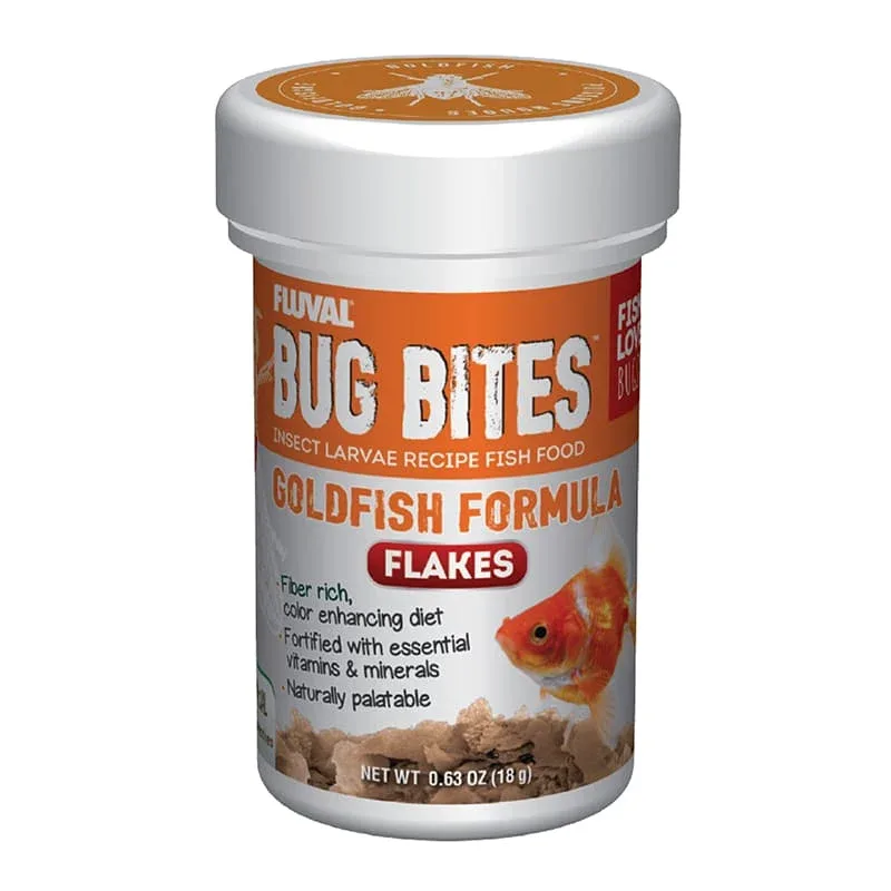 Fluval Bug Bites Goldfish Formula Flakes