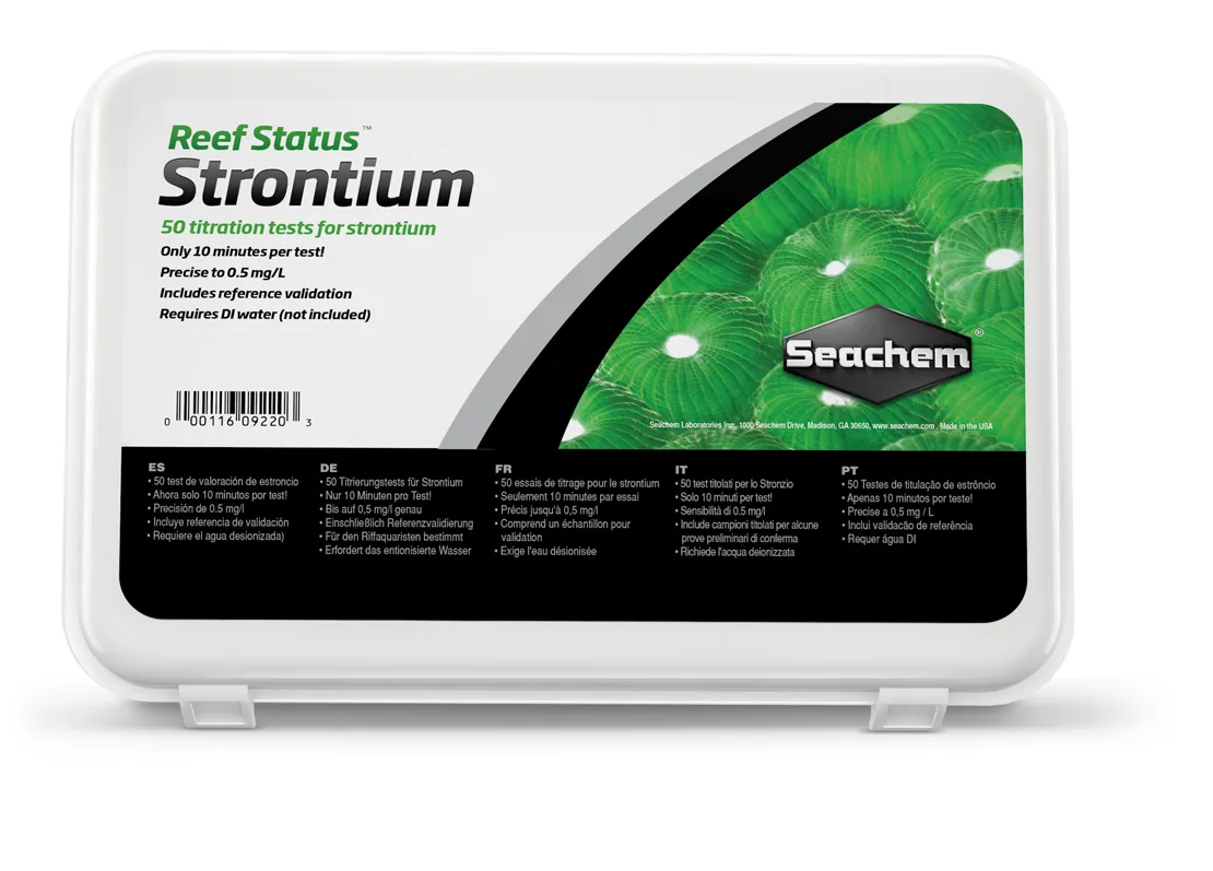 Reef Status Strontium