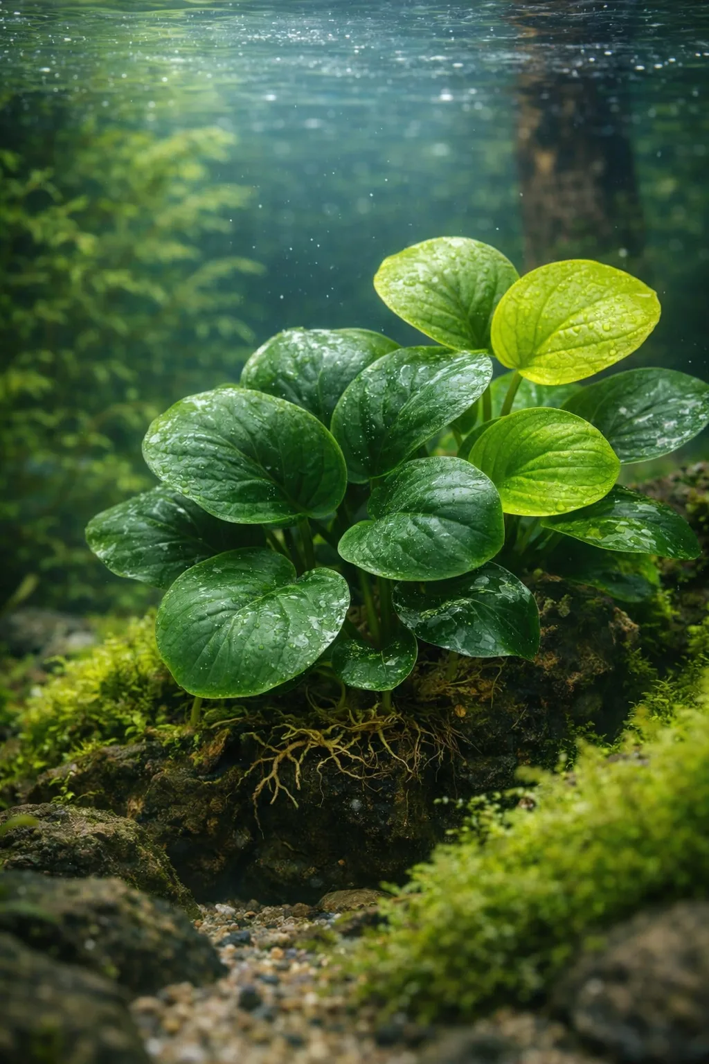 Anubias barteri 'Coin Leaf'