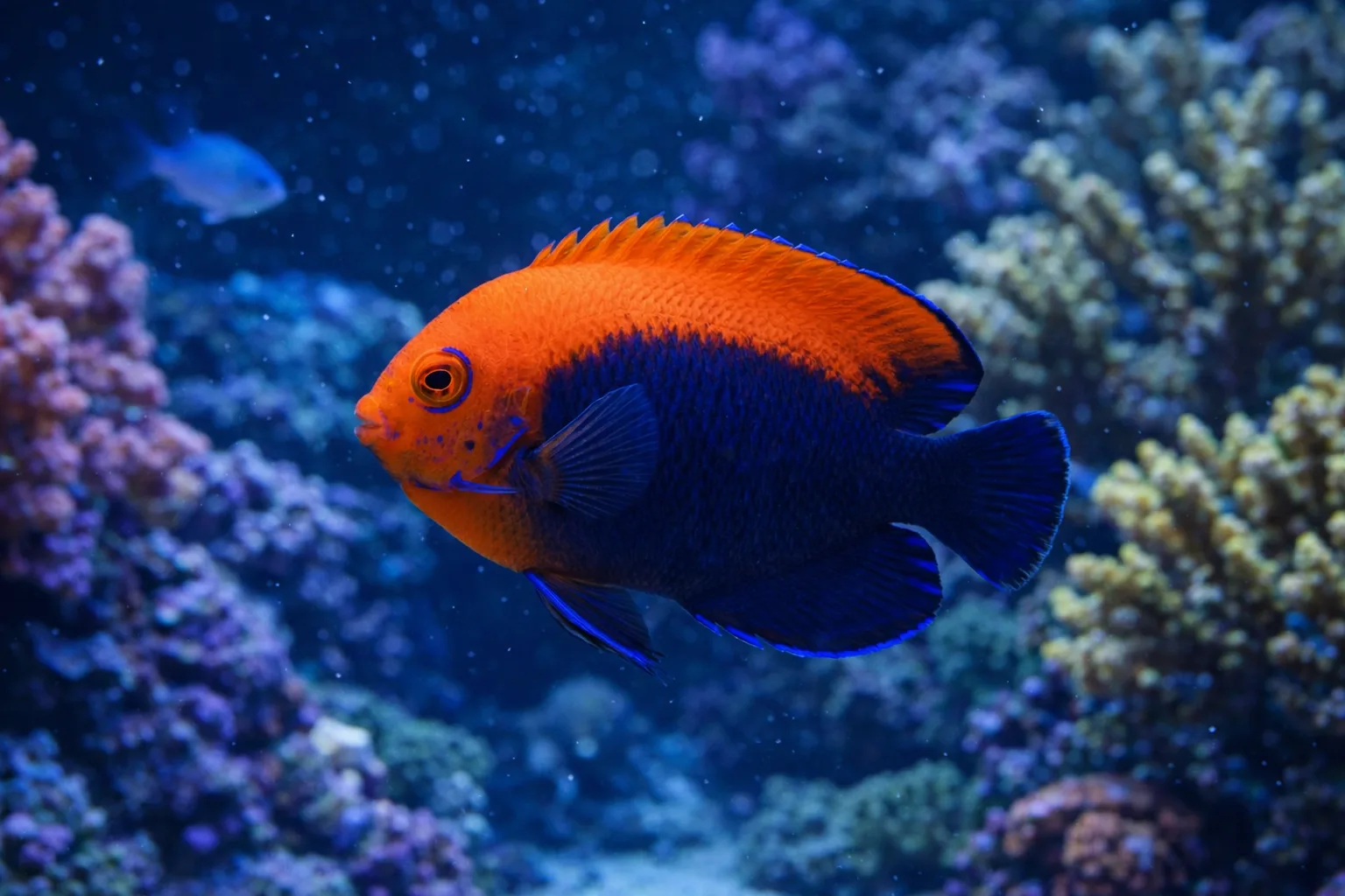 African Flameback Angelfish