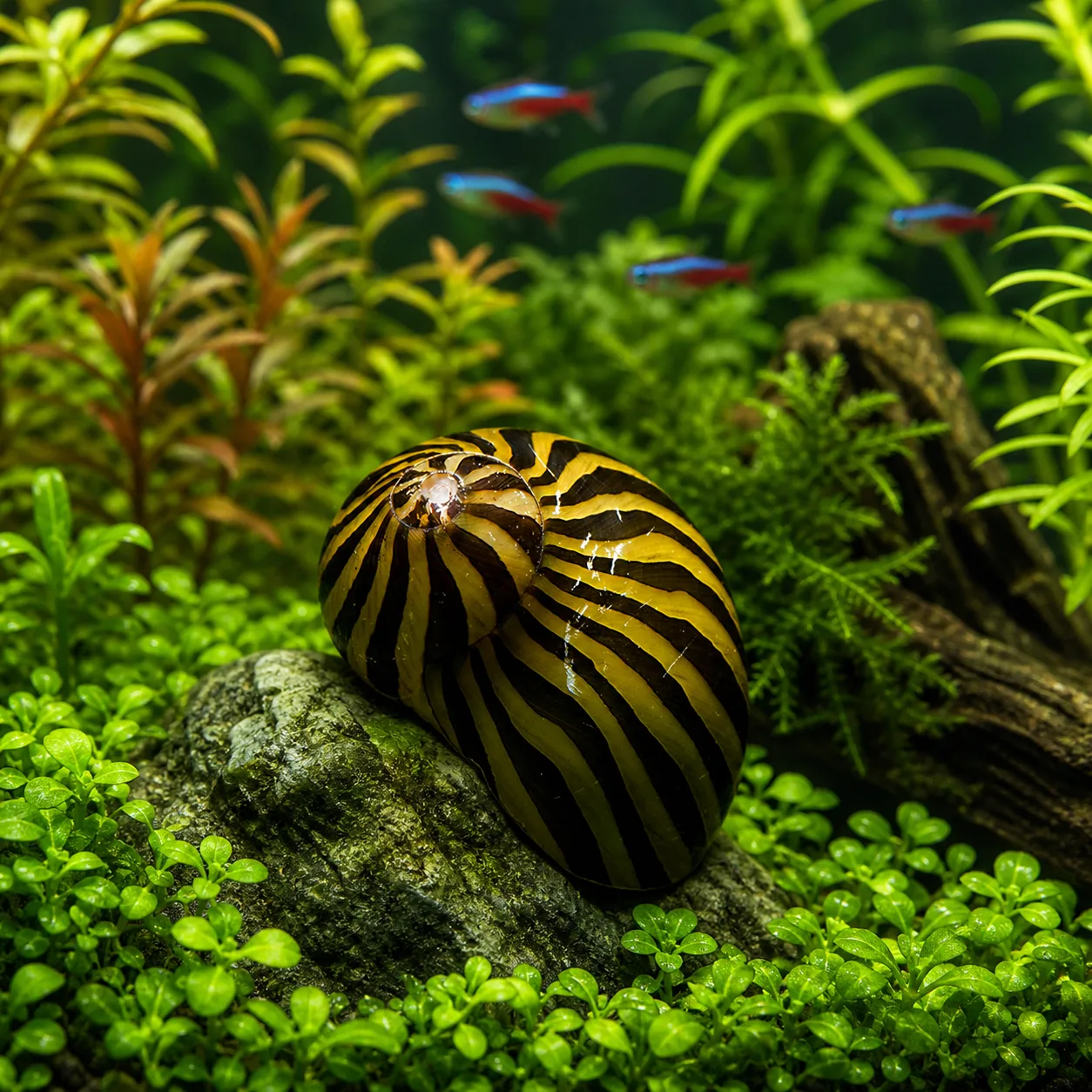 Zebra Nerite Snail